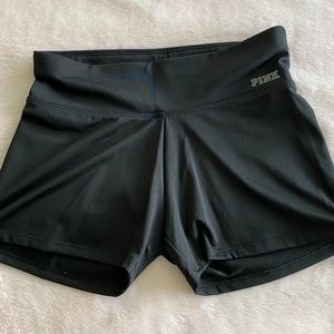 PINK black shorts -- size XS